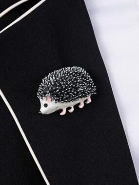 Cute Hedgehog Brooch Lapel Pin Unique